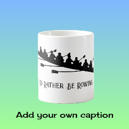 Benutzerdefinierter Silhouette-Zeilentext Kaffeetasse