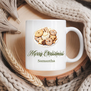 Benutzerdefinierter skandinavischer Weihnachtsbech Kaffeetasse