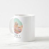 Benutzerdefinierter Skateboard Happy Capybara Bech Kaffeetasse (Vorderseite Links)