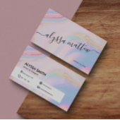 Benutzerdefinierter Skriptname Holographic Waterco Visitenkarte