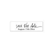 Benutzerdefinierter Skripttext SAVE THE DATE selbs Permastempel (Design)