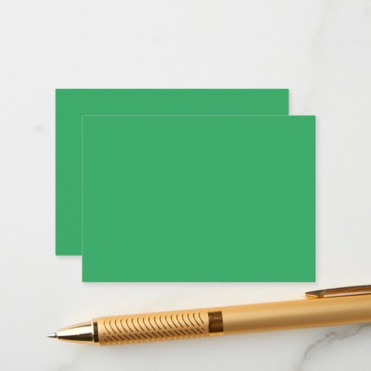 Benutzerdefinierter Smaragdgrüner Button Pin Begleitkarte (Vorderseite/Rückseite Beispiel)