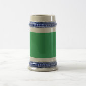 Benutzerdefinierter Smaragdgrüner Button Pin Bierglas (Mittel)