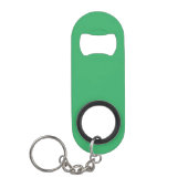 Benutzerdefinierter Smaragdgrüner Button Pin Mini Flaschenöffner (Vorderseite)