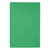 Benutzerdefinierter Smaragdgrüner Button Pin Mini Klemmbrett (Rückseite)