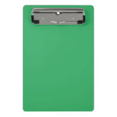 Benutzerdefinierter Smaragdgrüner Button Pin Mini Klemmbrett (Vorderseite)