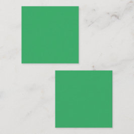 Benutzerdefinierter Smaragdgrüner Button Pin Quadratische Visitenkarte
