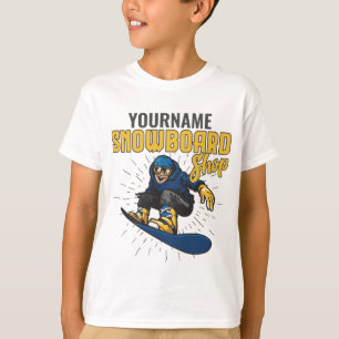 Benutzerdefinierter Snowboarder Snowboard Shop Big T-Shirt