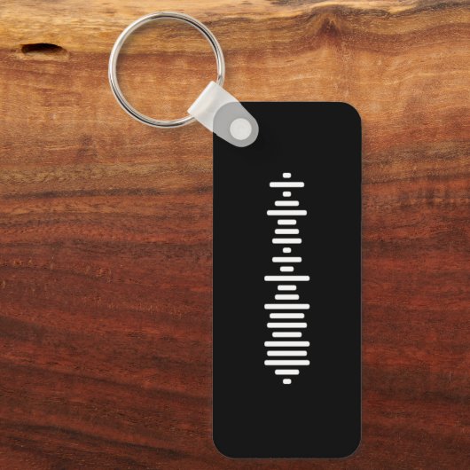 Benutzerdefinierter Song-Playlist QR-Code-Schlüsse Schlüsselanhänger (Vorderseite)