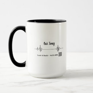 Benutzerdefinierter Soundwave-Song-Code-Becher - P Tasse