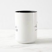 Benutzerdefinierter Soundwave-Song-Code-Becher - P Tasse (Zentrum)