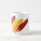 Benutzerdefinierter Spanien Weltmeister Becher Kaffeetasse (Mittel)