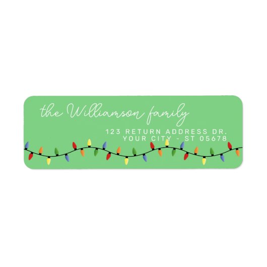 Benutzerdefinierter Spaß Festive Party String Ligh (Vorne)