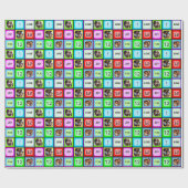 Benutzerdefinierter Spaß Personalisierter Text und Geschenkpapier (Flach)