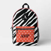 Benutzerdefinierter Spaß und buntes Design gemisch Bedruckter Rucksack (Vorderseite)