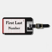 Benutzerdefinierter Spaß und doppelseitige Nerdy-D Gepäckanhänger (Vorderseite horizontal)