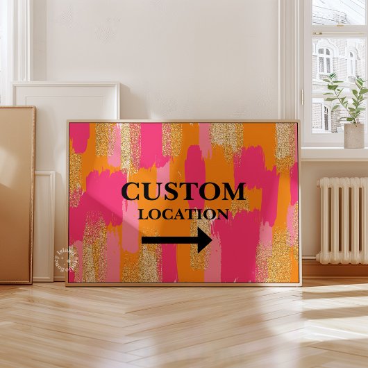 Benutzerdefinierter Speicherort Signieren von Prep Poster