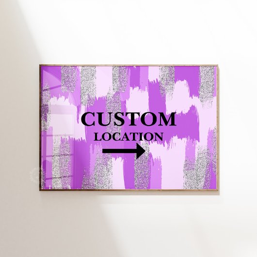 Benutzerdefinierter Speicherort Signieren von Prep Poster