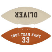 Benutzerdefinierter Spielername Team Fußball Football (Paneele)