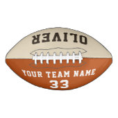 Benutzerdefinierter Spielername Team Fußball Football (Vorderseite)