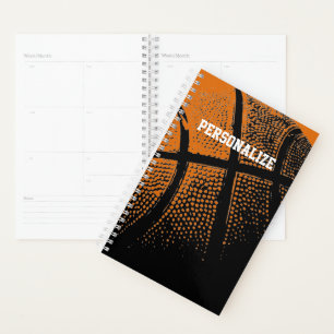 Benutzerdefinierter Spiralplaner für Basketballspi Planer