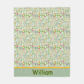 Benutzerdefinierter Sportlüfter Fleecedecke (Vorderseite)