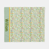 Benutzerdefinierter Sportlüfter Fleecedecke (Vorderseite (Horizontal))