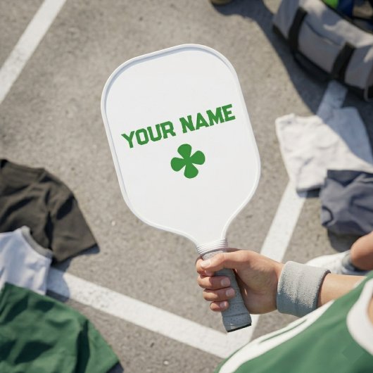 Benutzerdefinierter Sportname Monogramm Pickleball Schläger