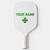 Benutzerdefinierter Sportname Monogramm Pickleball Schläger (Rückseite)