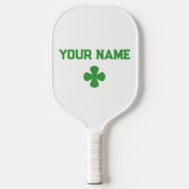 Benutzerdefinierter Sportname Monogramm Pickleball Schläger (Vorderseite)