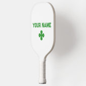 Benutzerdefinierter Sportname Monogramm Pickleball Schläger (Links)