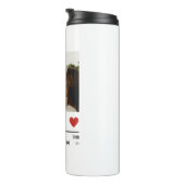 Benutzerdefinierter Spotif - Musikjubiläum mit Cod Thermosbecher (Nach rechts gedreht)