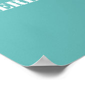 Benutzerdefinierter Spruch Fügen Sie Ihren eigenen Poster (Ecke)