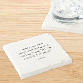 Benutzerdefinierter Spruch Steinuntersetzer