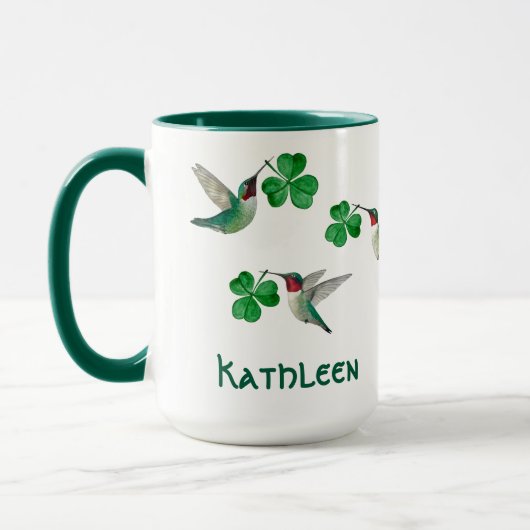 Benutzerdefinierter St. Patrick's Day Tasse (Links)