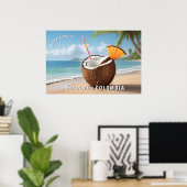 Benutzerdefinierter Standort Coco Loco Poster (Heimbüro)