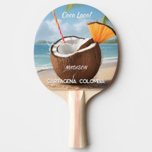 Benutzerdefinierter Standort Coco Loco Tischtennis Schläger