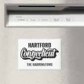 Benutzerdefinierter Standort & Name Connecticut Magnet (In Situ (Geschirrspüler))