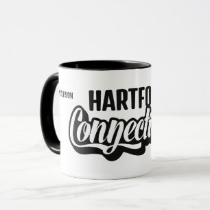 Benutzerdefinierter Standort & Name Connecticut Tasse
