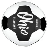 Benutzerdefinierter Standort, Name & Farbe Ohio Fußball (Gedreht)