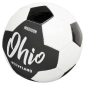 Benutzerdefinierter Standort, Name & Farbe Ohio Fußball (Dreiviertel)