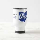 Benutzerdefinierter Standort & Name Ohio Reisebecher (Mittel)