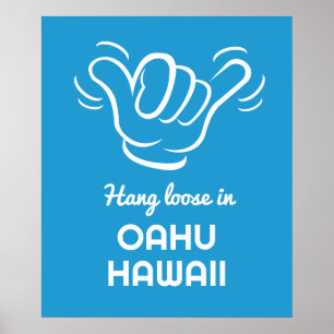 Benutzerdefinierter Standort, Text- und Farbschaka Poster