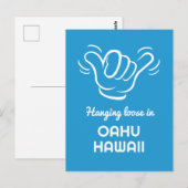 Benutzerdefinierter Standort, Text- und Farbschaka Postkarte (Vorne/Hinten)
