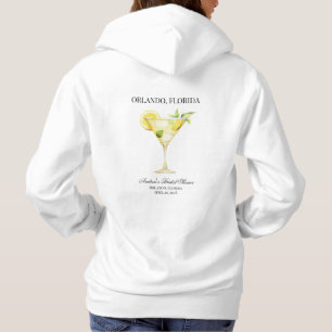 Benutzerdefinierter Standort Zitronen-Cocktail Hoc Hoodie