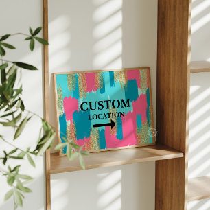 Benutzerdefinierter StandortSignieren der voreinge Poster