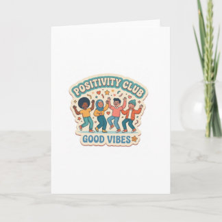Benutzerdefinierter Stanzaufkleber 'Positivity Clu Programm