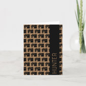 Benutzerdefinierter Stationierungsclient für Real  Dankeskarte (Vorderseite)