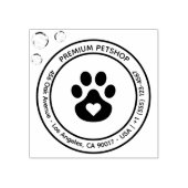 Benutzerdefinierter Stempel mit Logo für eine Tier (Prägung)