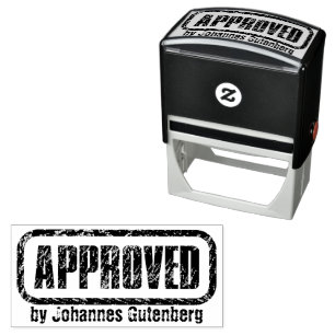 Benutzerdefinierter Stempel mit Namen und Vintage-